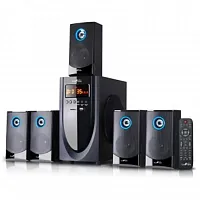 beFree Sound 5.1 Channel Surround Sound Bluetooth Speaker System in Black - Refu