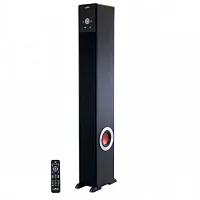 beFree Sound Bluetooth Powered 90 Watt Tower Speaker in Black with 5.1 Inch Subw