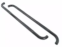 BIG COUNTRY 370301 3&#039; Round Side Bars Mild Steel Black