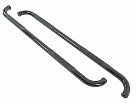 BIG COUNTRY 371231 3&#039; Round Side Bars Mild Steel Black