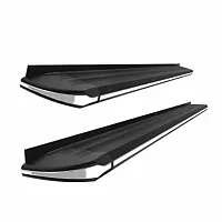 BLACK HORSE EXNI370 Exceed Running Board Black