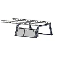 BLACK HORSE SFRHD55TX1 Base K2 Over Cab Rack With Tool Box