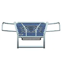 BLACK HORSE UNIFR22BK1 Rugged Heavy Duty Grille Guard Kit