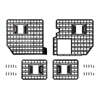 BUILTRIGHT 102010 Bedside Rack System - 4Pc Kit - For