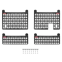 BUILTRIGHT 102114 Bedside Rack Full 4Pc Set - 2020+