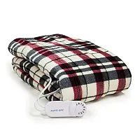 Bios Living 57107 Micro Plush Electric Throw (Linen Plaid)