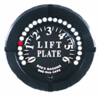 BOBS MACHINE 110300000 Blk Led Gauge Jack Plates