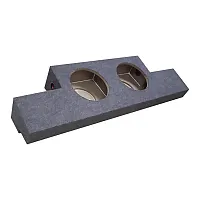 Empty Woofer Enclosure Qpower Dual 10&quot; &#039;T&#039; Shape