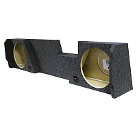 Qpower Dual 12&quot; 2014-2016 Gm/Chevy Double Cab Woofer Box