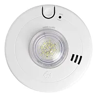 BRK First Alert SM110LED-AC Hardwired Smoke Alarm with LED Strobe Light 1046726