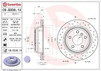 BREMBO 09B3381X Brake Disc