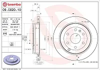BREMBO 09C02010 Brake Disc