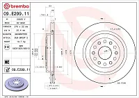 BREMBO 09E29911 Brake Disc