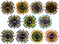 Black Diamond 14 Gram Poker Chip Sample BRY000347U