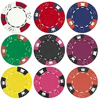 Crown & Dice 14 Gram Poker Chip Sample BRY000588U