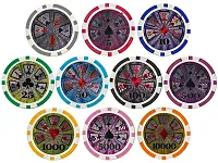 Hi Roller 14 Gram Poker Chip Sample BRY000879U