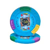 King&#039;s Casino 14 gram Pro Clay (25 Pack) BRY000890U