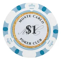 Monte Carlo 14 Gram Poker Chips  (25 Pack) BRY000970U
