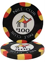 Nile Club 10 Gram Ceramic Poker Chip (25 Pack) BRY001206U