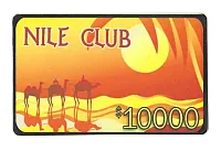 Nile Club 40 Gram Ceramic Poker Plaque (5 pack) BRY001226K