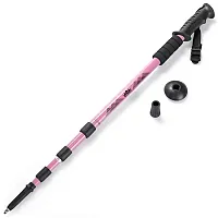 53&quot; Pink Shock-Resistant Adjustable Trekking Pole SHIK-006