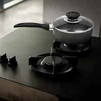 Brentwood Saucepan Aluminum Non-Stick 1.5 Qt-Gray