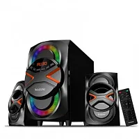 Boytone 2.1 Channel Wireless Bluetooth Multi Media Home Audio System with Disco