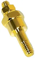 Battery Post Side Mount Gold Extended;Audiopipe