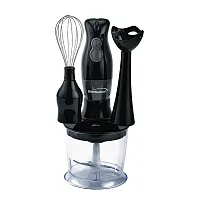 Brentwood Hb-38Bk 2-Speed Hand Blender And Food Processor With Balloon Whisk, Bl