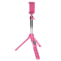 Bower Bb-Mulpink 6-In-1 Multipod And Selfie Stick With Bluetooth Remote For Smar