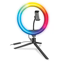 Bower Wa-Rgb10Tt 10-In. Rgb Selfie Desktop Ring Light Studio Kit