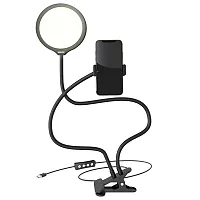 Bower Wa-Rgb6Flx 6-In. Dual-Arm Flexible-Panel Led Ring Light With Integrated Me