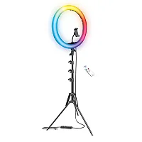 Bower Wa-Rlsrgb16 Rgb Selfie Ring Light Studio Kit With Wireless Remote Control