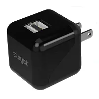 Xyst Xys-242Wcbk 2.4-Amp Dual Usb Wall Charger (Black)