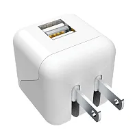 Xyst Xys-242Wcwt 2.4-Amp Dual Usb Wall Charger (White)