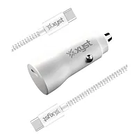 Xyst Xys-Kitcctc6W 20-Watt Single-Port Usb-C Power Delivery Car Charging Kit Wit