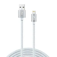 Xyst Xys-L10604B Charge And Sync Usb To Lightning Braided Cable, 10 Ft. (White)