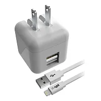 Xyst Xys-Ltgwc24 2.4-Amp Dual Usb Wall Charger With 4-Ft. Apple Lightning Cable