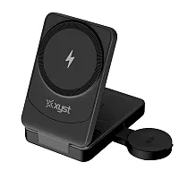 Xyst Xys-Wcs31B Magstation 3-In-1 Foldable Wireless Charging Dock With 15-Watt F