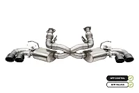 CORSA EXHST 21106BLK 3.0&#039; Muffler Delete 4 Valve Cat-Bac