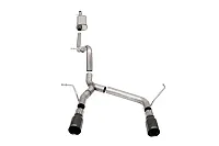 CORSA EXHST 21122BLK Dual Rear Cat-Back System For 07-18