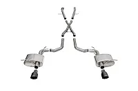 CORSA EXHST 21196BLK 2.75&#039; Dual Rear Exit Cat-Back Exhau