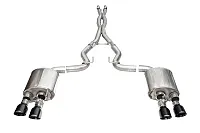 CORSA EXHST 21265BLK Rear Wheel Drive