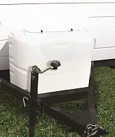 CAMCO 40523 20# Propane Cover Pol Wht