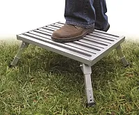 CAMCO 43676 Step Stool Alum Platform