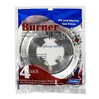 CAMCO 43800 Stove Burner Liners 4 Pac