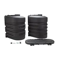 CAMCO 50502 Propane Tank Cover Double 20Lb Bl