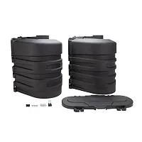 CAMCO 50512 Propane Tank Cover Double 30Lb Bl