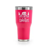 CAMCO 53062 Pink Tumbler 30 Oz