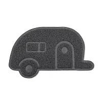 CAMCO 53116 Scrub Rug Gray